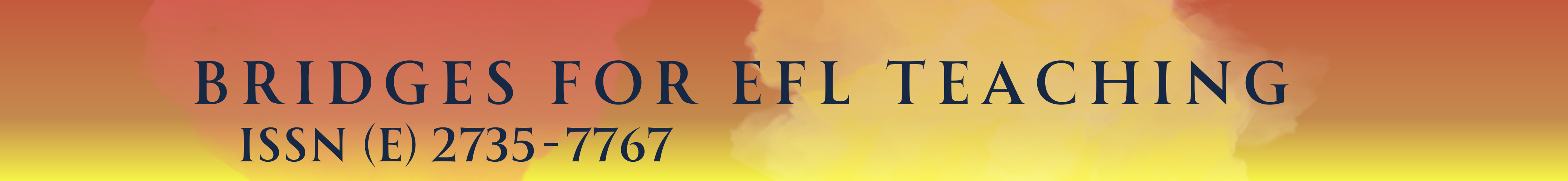 Vol.3 N°1 (2024): Bridges for EFL Teaching